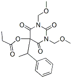 37431-41-7,[1,3-bis(methoxymethyl)-2,4,6-trioxo-5-(1-phenylethyl)-1,3-diazinan-5- yl] propanoate