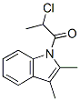374914-83-7,1H-Indole, 1-(2-chloro-1-oxopropyl)-2,3-dimethyl- (9CI)