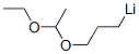 37494-03-4,[3-(1-ethoxyethoxy)propyl]lithium