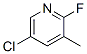 375368-84-6,5-Chloro-2-fluoro-3-methylpyridine