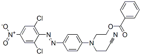 37672-70-1,2-[N-(2-cyanoethyl)-4-[(2,6-dichloro-4-nitrophenyl)azo]anilino]ethyl benzoate