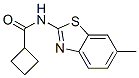 377063-33-7,Cyclobutanecarboxamide, N-(6-methyl-2-benzothiazolyl)- (9CI)