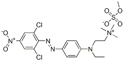 37713-38-5,[2-[[4-[(2,6-dichloro-4-nitrophenyl)azo]phenyl]ethylamino]ethyl]trimethylammonium methyl sulphate