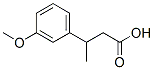 37730-33-9,3-(3-Methoxy-phenyl)-butyric acid