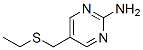 37795-59-8,2-Pyrimidinamine, 5-[(ethylthio)methyl]- (9CI)