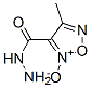 37895-47-9,1,2,5-Oxadiazole-3-carboxylic  acid,  4-methyl-,  hydrazide,  2-oxide