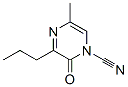 37899-76-6,1(2H)-Pyrazinecarbonitrile,5-methyl-2-oxo-3-propyl-(9CI)