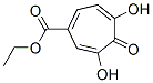 379216-03-2,1,3,6-Cycloheptatriene-1-carboxylic acid, 4,6-dihydroxy-5-oxo-, ethyl ester (9CI)