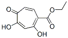 379216-04-3,1,3,6-Cycloheptatriene-1-carboxylic acid, 2,4-dihydroxy-5-oxo-, ethyl ester (9CI)