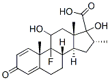 37927-01-8,9-Fluoro-11,17-dihydroxy-16a-methyl-3-oxoandrosta-1,4-diene-17-carboxylic Acid