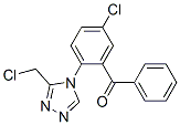 37945-06-5,[5-chloro-2-[3-(chloromethyl)-4H-1,2,4-triazol-4-yl]phenyl] phenyl ketone
