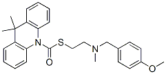 38044-63-2,(9,9-dimethylacridin-10-yl)-[2-[(4-methoxyphenyl)methyl-methyl-amino]e thylsulfanyl]methanone