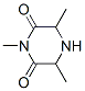 38074-35-0,2,6-Piperazinedione,  1,3,5-trimethyl-