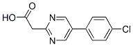 38107-00-5,2-Pyrimidineacetic acid, 5-(4-chlorophenyl)- (9CI)