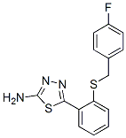 381205-14-7,1,3,4-THIADIAZOL-2-AMINE, 5-[2-[[(4-FLUOROPHENYL)METHYL]THIO]PHENYL]-