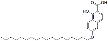 38134-94-0,1-hydroxy-6-(octadecyloxy)-2-naphthoic acid