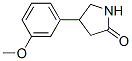 38175-34-7,4-(3'-Methoxyphenyl)-2-pyrrolidinone