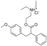 3820-14-2,diethyl[2-[3-(p-methoxyphenyl)-2-phenylpropionyloxy]ethyl]ammonium chloride