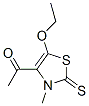 382611-21-4,Ethanone, 1-(5-ethoxy-2,3-dihydro-3-methyl-2-thioxo-4-thiazolyl)- (9CI)