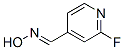 383426-37-7,4-Pyridinecarboxaldehyde,2-fluoro-,oxime(9CI)