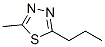 38391-23-0,1,3,4-Thiadiazole,  2-methyl-5-propyl-