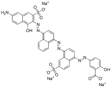 3841-15-4,trisodium 5-[[4-[[4-[(6-amino-1-hydroxy-3-sulphonato-2-naphthyl)azo]-1-naphthyl]azo]-6-sulphonato-1-naphthyl]azo]salicylate