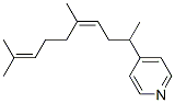 38462-27-0,(Z)-4-(1,4,8-trimethyl-3,7-nonadienyl)pyridine