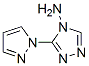 385377-16-2,4H-1,2,4-Triazol-4-amine, 3-(1H-pyrazol-1-yl)- (9CI)