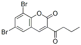 3855-85-4,6,8-DIBROMO-3-BUTYRYL-2H-CHROMEN-2-ONE