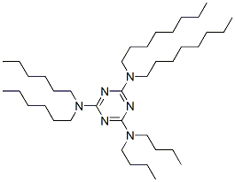 38551-15-4,N,N-dibutyl-N',N'-dihexyl-N'',N''-dioctyl-1,3,5-triazine-2,4,6-triamine