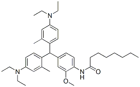 38615-38-2,N-[4-[bis[4-(diethylamino)-o-tolyl]methyl]-2-methoxyphenyl]octanamide