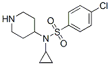 387350-81-4,4-CHLORO-N-CYCLOPROPYL-N-PIPERIDIN-4-YLBENZENESULFONAMIDE