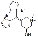 38795-19-6,5-(dithiophen-2-ylmethylidene)-1,1-dimethyl-2,3,4,6-tetrahydropyridin- 3-ol bromide