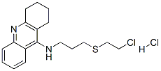 38915-04-7,N-[3-(2-chloroethylsulfanyl)propyl]-5,6,7,8-tetrahydroacridin-9-amine hydrochloride