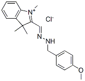 38936-35-5,2-[[(4-methoxyphenyl)methylhydrazono]methyl]-1,3,3-trimethyl-3H-indolium chloride