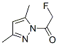 38941-41-2,1H-Pyrazole, 1-(fluoroacetyl)-3,5-dimethyl- (9CI)
