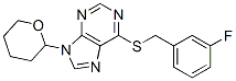 3918-07-8,6-[(3-fluorophenyl)methylsulfanyl]-9-(oxan-2-yl)purine