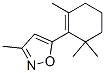 39190-06-2,3-methyl-5-(2,6,6-trimethyl-1-cyclohexen-1-yl)isoxazole