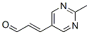 393177-83-8,2-Propenal, 3-(2-methyl-5-pyrimidinyl)- (9CI)