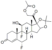 3932-49-8,6alpha,9-difluoro-11beta,21-dihydroxy-16alpha,17-(isopropylidenedioxy)pregn-4-ene-3,20-dione 21-acetate