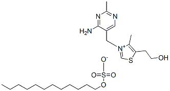 39479-63-5,3-[(4-Amino-2-methyl-5-pyrimidinyl)methyl]-5-(2-hydroxyethyl)-4-methylthiazolium dodecyl sulfate