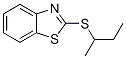 39543-14-1,Benzothiazole, 2-[(1-methylpropyl)thio]- (9CI)