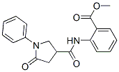 39630-04-1,methyl 2-[(5-oxo-1-phenyl-pyrrolidine-3-carbonyl)amino]benzoate