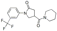 39630-19-8,4-(piperidine-1-carbonyl)-1-[3-(trifluoromethyl)phenyl]pyrrolidin-2-on e