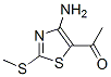 39736-26-0,1-[4-AMINO-2-(METHYLSULFANYL)-1,3-THIAZOL-5-YL]ETHANONE