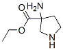 39739-37-2,3-Pyrrolidinecarboxylic  acid,  3-amino-,  ethyl  ester