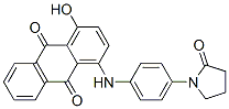 3989-74-0,1-hydroxy-4-[[4-(2-oxopyrrolidin-1-yl)phenyl]amino]anthracene-9,10-dione