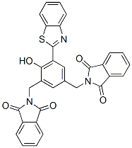 39951-80-9,N,N'-[[5-(benzothiazol-2-yl)-4-hydroxy-1,3-phenylene]bis(methylene)]bisphthalimide