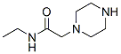 40004-11-3,1-Piperazineacetamide,N-ethyl-(9CI)