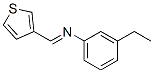 400059-66-7,Benzenamine, 3-ethyl-N-(3-thienylmethylene)- (9CI)